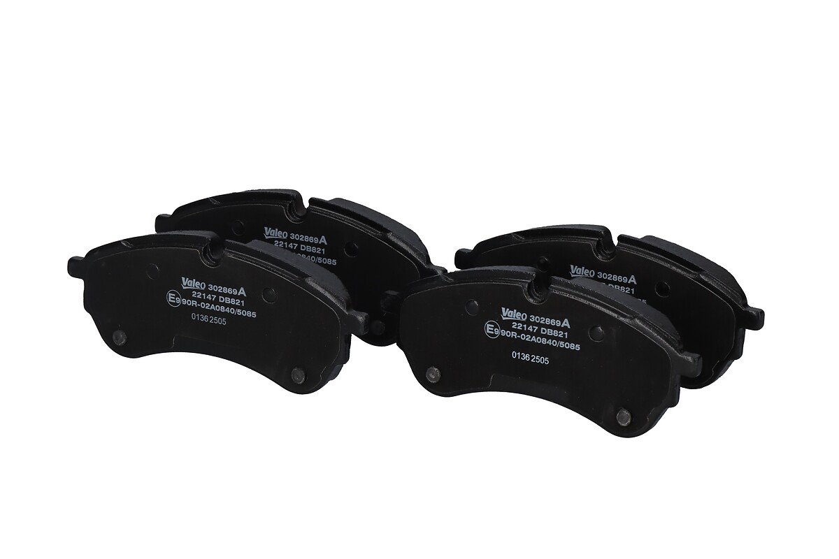 Jeu de 4 plaquettes de frein VALEO ref. 302869A